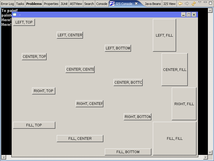 SWT Snippet172: GridLayout